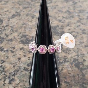 Bomb Party RBP6670 "Free the Inner You" Pink Corundum Sz 6